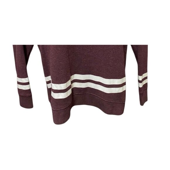 PINK BY Victoria's Secret Sweatshirt Women's Small Solid Long Sleeve Oversize - Picture 7 of 14